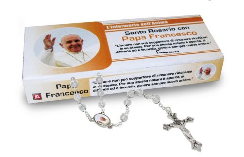 Rosario Infermeria dell Anima per il Papa Francesco - italiano (confezione 2 pezzi)
