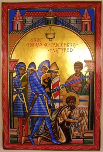 Saint Thomas Becket, Archevêque de Cantorbéry, Martyr